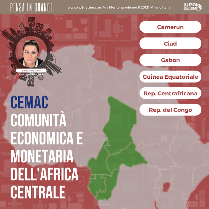 CEMAC Comunità economica e monetaria dell'Africa Centrale su UP2gether