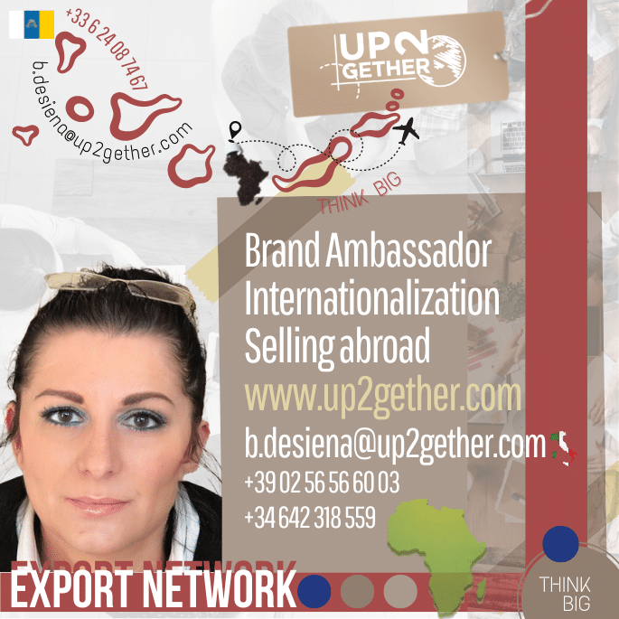 Barbara de Siena UP2gether International relationship and brand ambassador