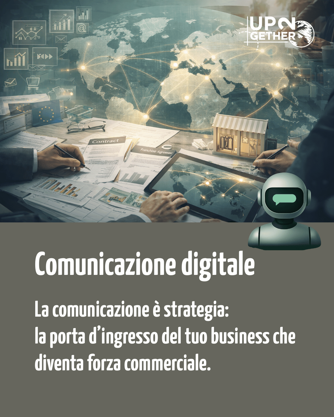 Comunicazione digitale e webnity Banner Barbara de Siena UP2gether 1080 x 1350 Webnity significa comunicazione digitale e web per ampliare i mercati del tuo brand con Barbara de Siena di UP2gether