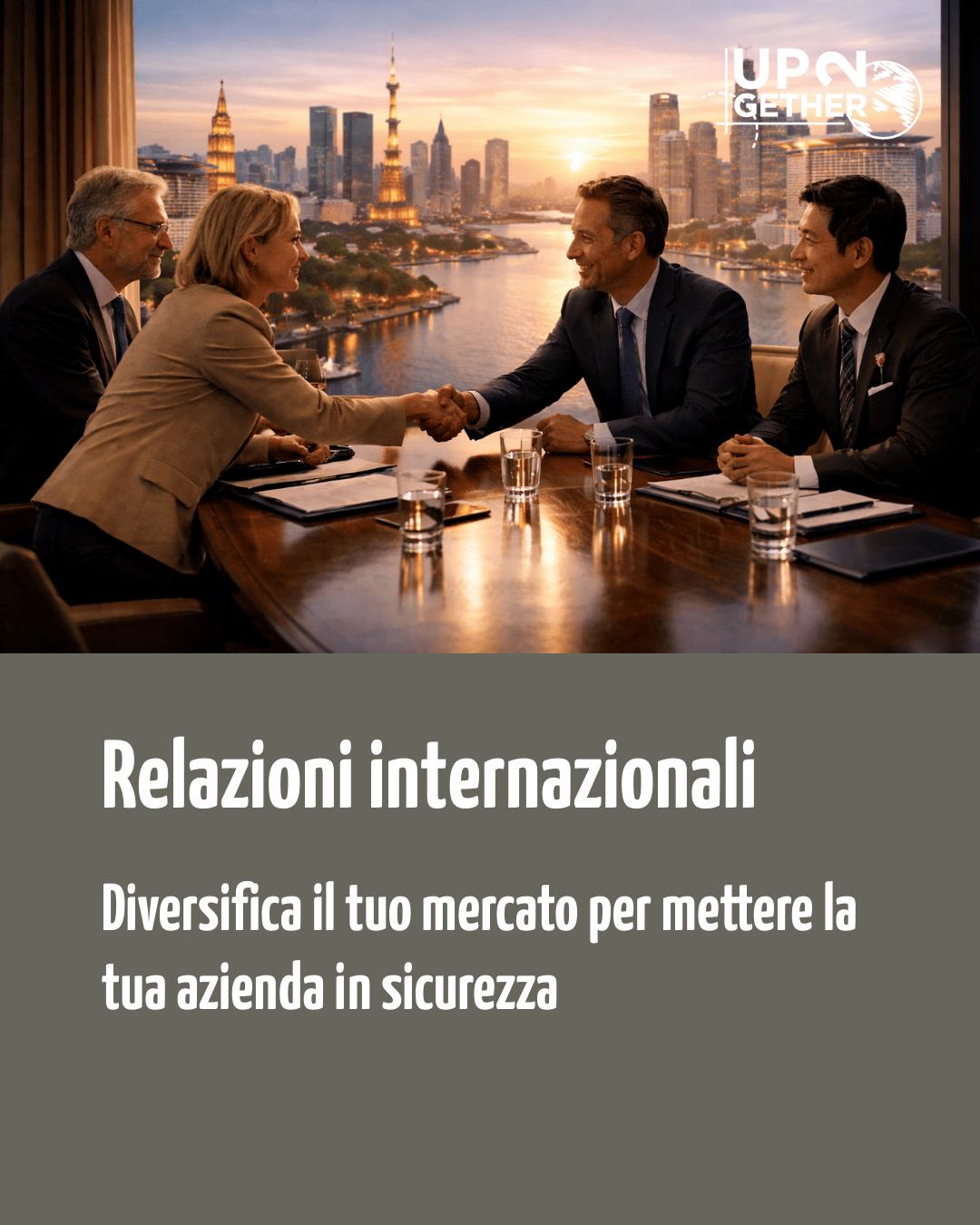 Relazioni Internazionali Banner Barbara de Siena UP2gether 1080 x 1350 Relazioni internazionali con Barbara de Siena e UP2gether