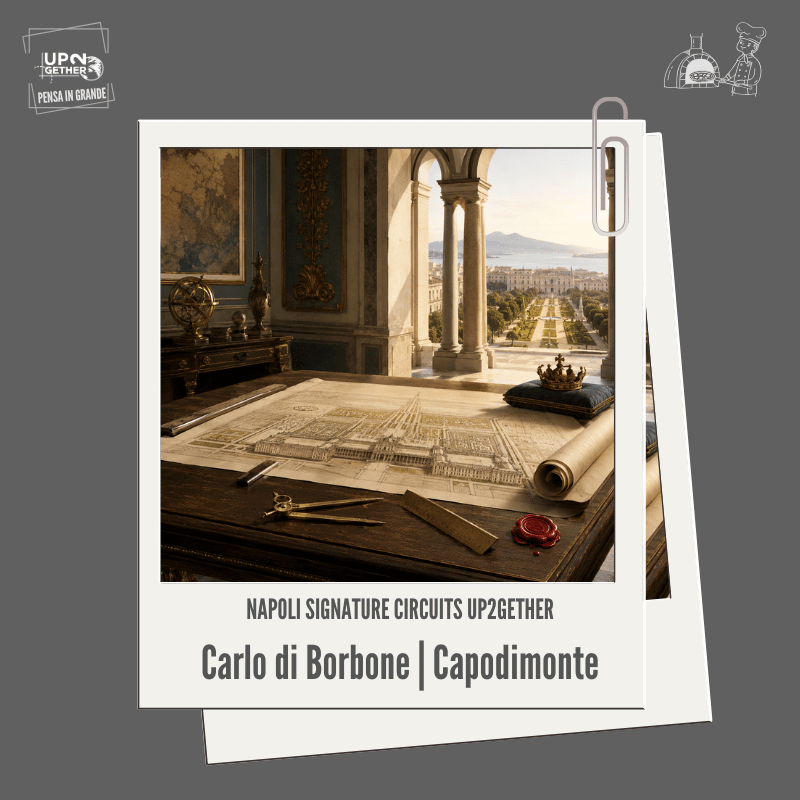napoli-signature-circuit-carlo-di-borbone-up2gether Interpretazione simbolica di Carlo di Borbone e della Napoli capitale europea per Signature Circuit UP2gether