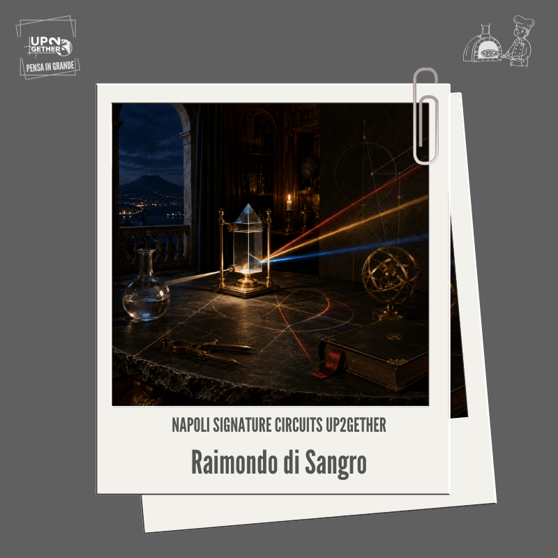 napoli-signature-circuit-raimondo-di-sangro-up2gether Interpretazione simbolica di Raimondo di Sangro tra scienza, invenzione e mistero nella Napoli illuminista per Signature Circuit UP2gether di Barbara de Siena