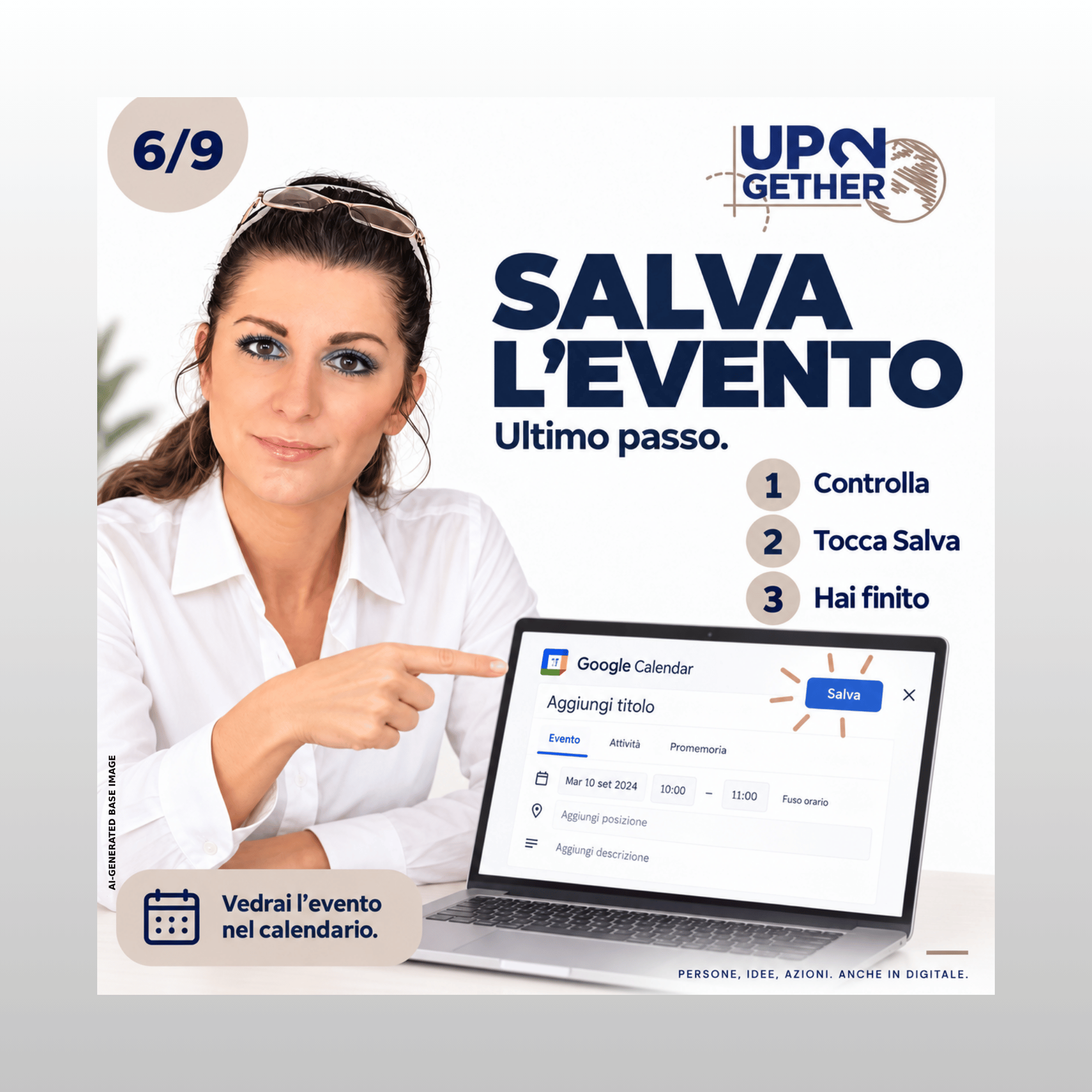 Google Calendar 6 UP2gether Digital Essential Barbara de Siena Come salvare un evento appena creato su Google Calendar