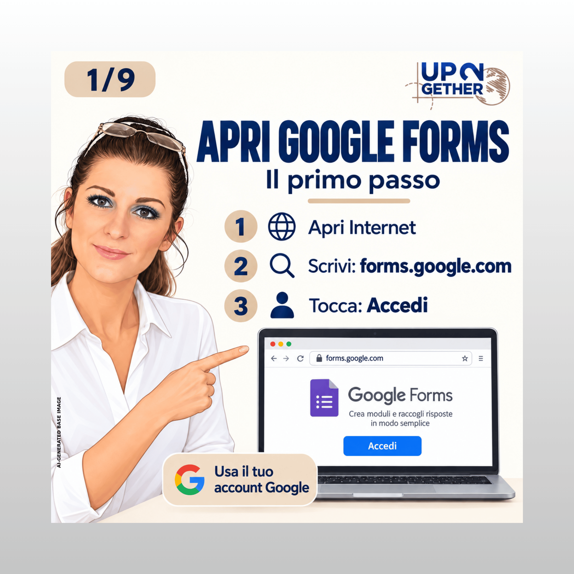 Come aprire Google per iniziare a usare Google Calendar in un club sportivo