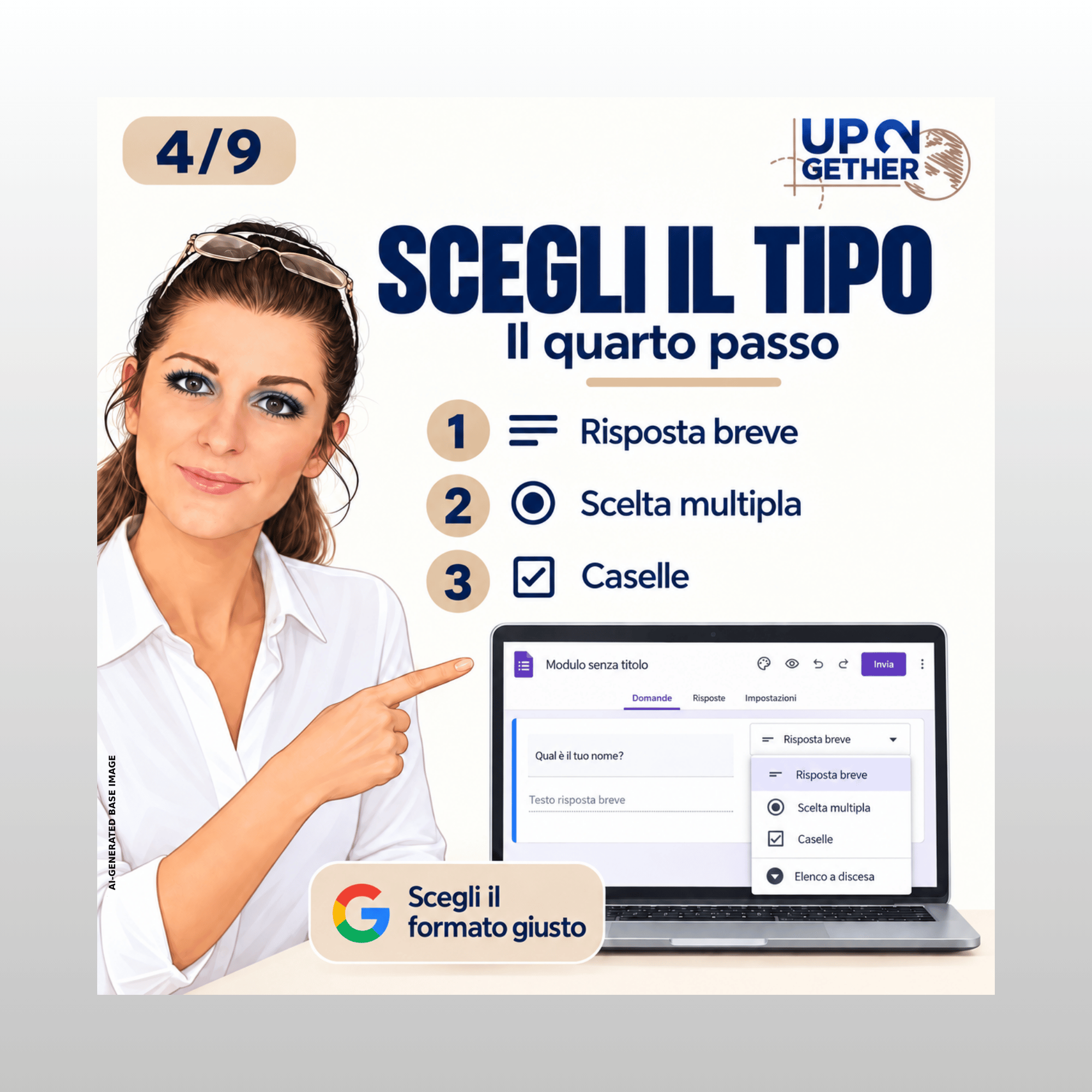 Come creare un nuovo evento su Google Calendar cliccando Crea