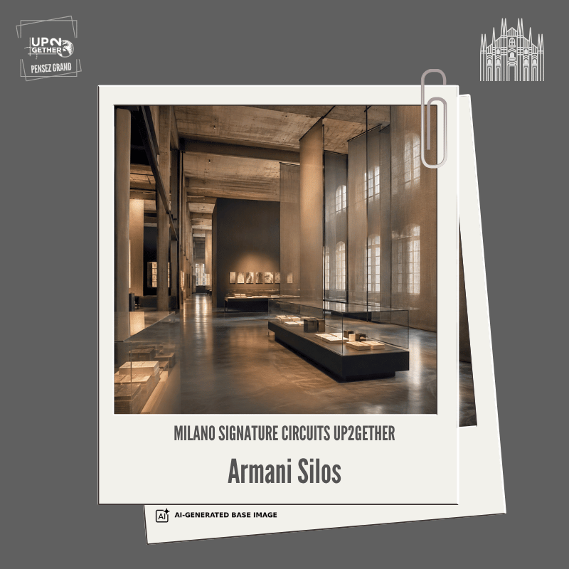 Armani / Silos à Milan | Signature Circuit by UP2gether Armani / Silos à Milan, entre style, identité et positionnement — Signature Circuit by UP2gether