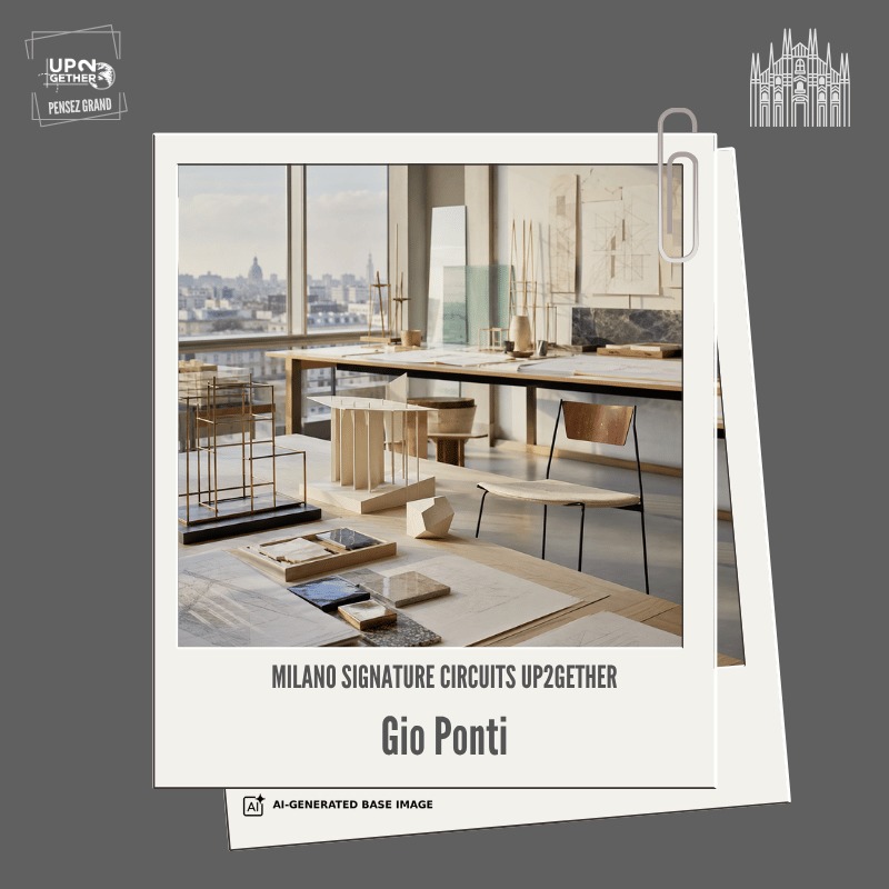 Gio Ponti à Milan | Signature Circuit by UP2gether Gio Ponti à Milan, icône du design italien et de la culture du projet — Signature Circuit by UP2gether